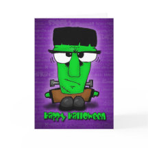 Ungeheuer Spaß Frankie Halloween Karte