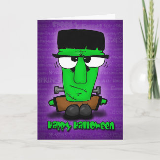 Ungeheuer Spaß Frankie Halloween Karte