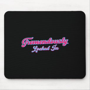 Ungeheuer versperrt bei einem Zitat Mousepad