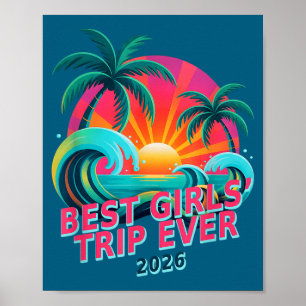 Ungeheuerlicher Mädchenausflug 2026 Urlaub Kreuzfa Poster