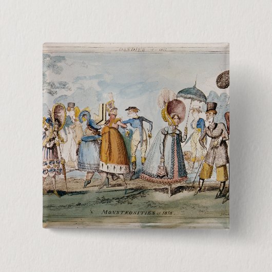 Ungeheuerlichkeiten von 1818 button (Vorderseite)