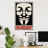 ungehorsam poster (Heimbüro)