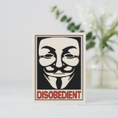 ungehorsam postkarte (Stehend Vorderseite)