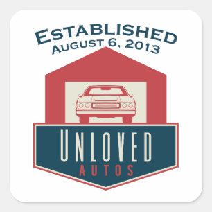 Ungeliebte Auto Sticker