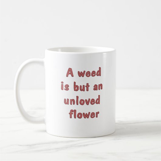 Ungeliebte Blume Kaffeetasse (Links)
