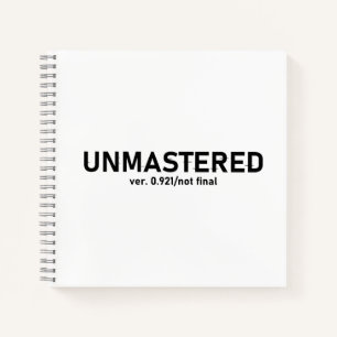 Ungemasterter Audio-T - Shirt - Creative Glitch St Notizblock