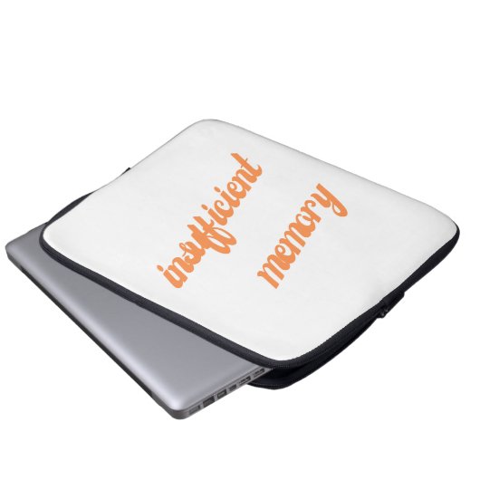 ungenügender Speicher Laptopschutzhülle (Vorne Knopf)