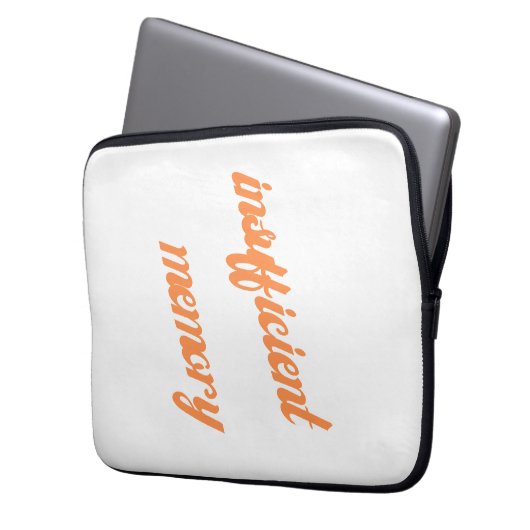 ungenügender Speicher Laptopschutzhülle (Vorderseite Links)