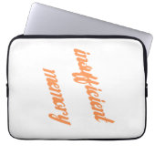 ungenügender Speicher Laptopschutzhülle (Vorderseite)