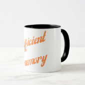 ungenügender Speicher Tasse (VorderseiteRechts)