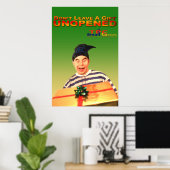 Ungeöffnetes Geschenk Poster (Heimbüro)