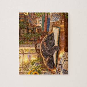 Ungeplante Lesekatze-Rätsel für den Buchclub Puzzle