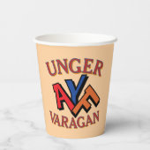 Unger Varagan Papiertasse Pappbecher (Rückseite)