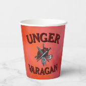 Unger Varagan Papiertasse Pappbecher (Rückseite)