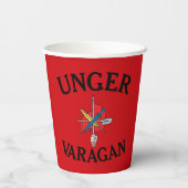 Unger Varagan Papiertasse Pappbecher (Rückseite)