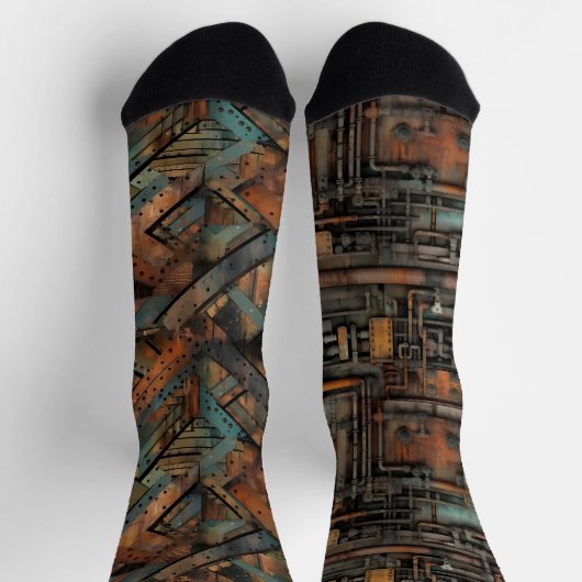 Ungerade, aber Match Socks Industrial Vibes Socken (Oben)