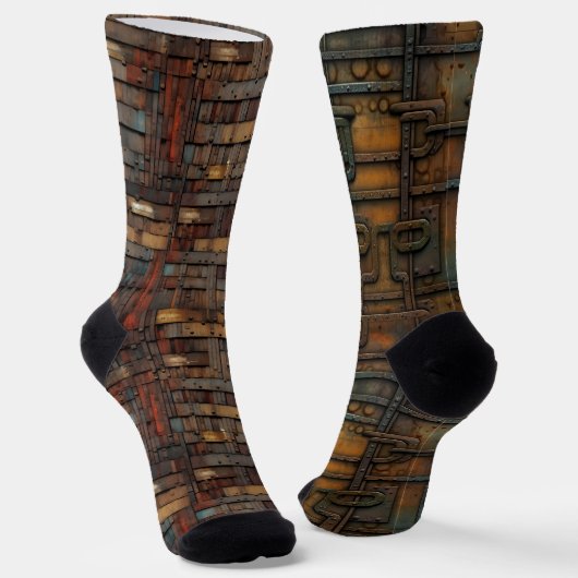 Ungerade, aber Match Socks Industrial Vibes Socken (Gewinkelt)