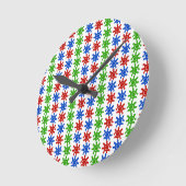 Ungerade Abstrakte Musteruhr Runde Wanduhr (Winkel)