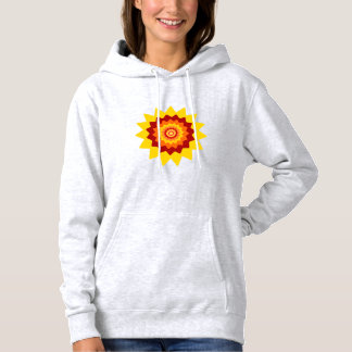Ungerade Blume Frauenvogel Hoodie
