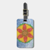 Ungerade Blume Gepäckanhänger (Vorderseite vertikal)