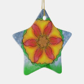 Ungerade Blume Keramikornament (Rechts)