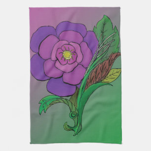 Ungerade Blume Küchentuch