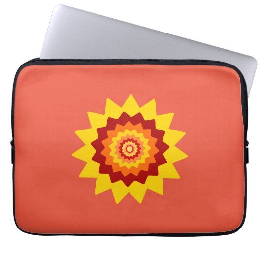 Ungerade Blume Notebook-Sieb 13 Zoll Laptopschutzhülle (Vorderseite)