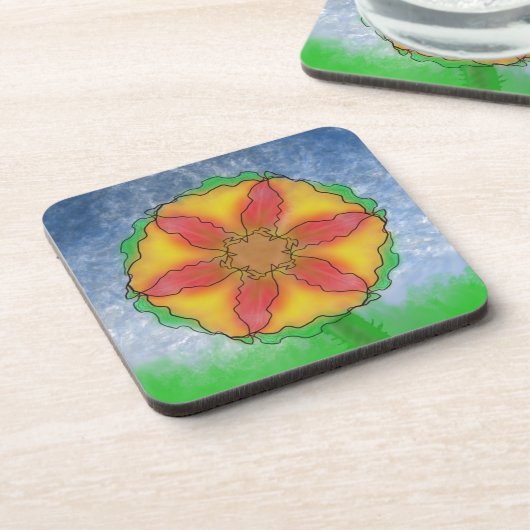 Ungerade Blume Untersetzer (Linke Seite)