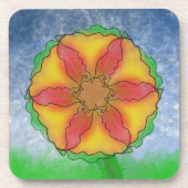 Ungerade Blume Untersetzer (Vorderseite)