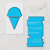 ungerade Eis Visitenkarte (Vorne/Hinten)