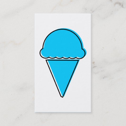 ungerade Eis Visitenkarte (Vorderseite)