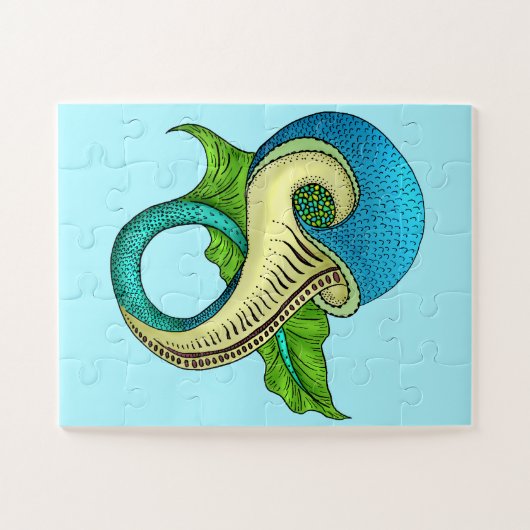 ungerade Fischpuzzle Puzzle (Horizontal)