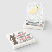 Ungerechtigkeit wird zu Protestangebot Steinuntersetzer (Seitenansicht)