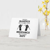 Ungerechtigkeits-Gruß-Karte Karte (Gelbe Blume)