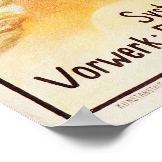 UNGER's sterilisierte pasteurisierte Milchkuh Poster (Ecke)