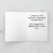 Ungerührter Atheist Karte (Innenseite)