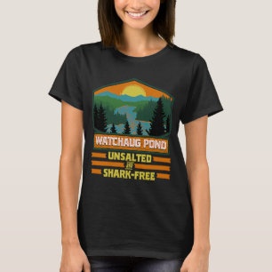 Ungesalzener und Shark Free Watchaug Pond T-Shirt