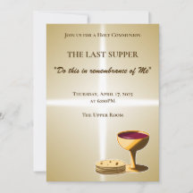 Ungesäuertes Brot und Wein Das letzte Abendessen O