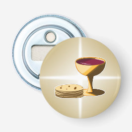 Ungesäuertes Brot und Wein Das letzte Abendessen O Flaschenöffner