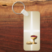 Ungesäuertes Brot und Wein Das letzte Abendessen O Schlüsselanhänger (Vorderseite)