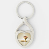 Ungesäuertes Brot und Wein Das letzte Abendessen O Schlüsselanhänger (Vorderseite)