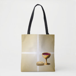 Ungesäuertes Brot und Wein Das letzte Abendessen O Tasche