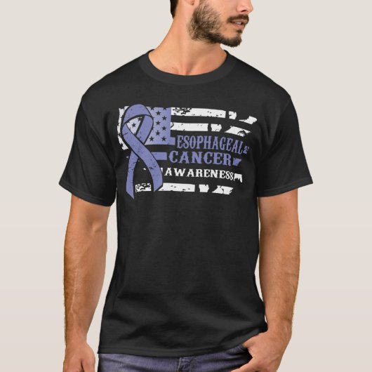 Ungeschickte Art USA-Flaggen-Esophageal T-Shirt (Vorderseite)