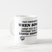 Ungeschickte Kurzhaarkatzeentwürfe Kaffeetasse (Vorderseite Links)