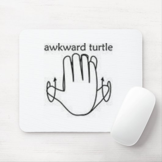 ungeschickte Schildkröte Mousepad (Mit Mouse)