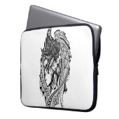 Ungesehener Engel Laptopschutzhülle (Vorderseite Links)