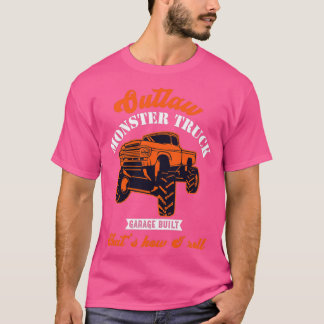 Ungesetztes Monster Truck 1958 Garage Car Monster T-Shirt