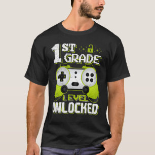 Ungesichertes Videospiel der 1. Klasse bis zur Sch T-Shirt