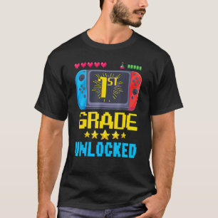 Ungesichertes Videospiel der 1. Klasse bis zur Sch T-Shirt