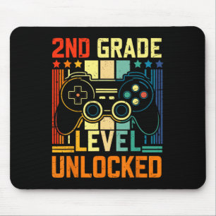 Ungesichertes Videospiel der zweiten Stufe zurück Mousepad